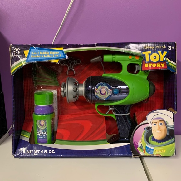 buzz lightyear bubble gun